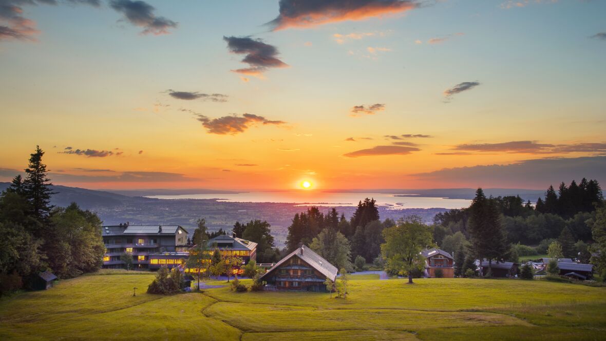 Rickatschwende Sonnenuntergang